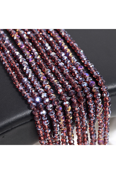 Choice29 4mm100pcs 36 100Pcs 4MM Artificial Crystal Glass Beads Flat Round Cl...