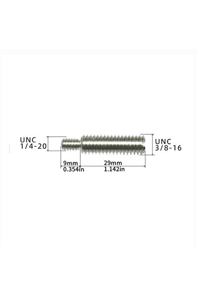choice2 2PCS 1 4M to 3 8M R rod 2pcs/4pcs Camera Screw Tripod Adapter Convert...