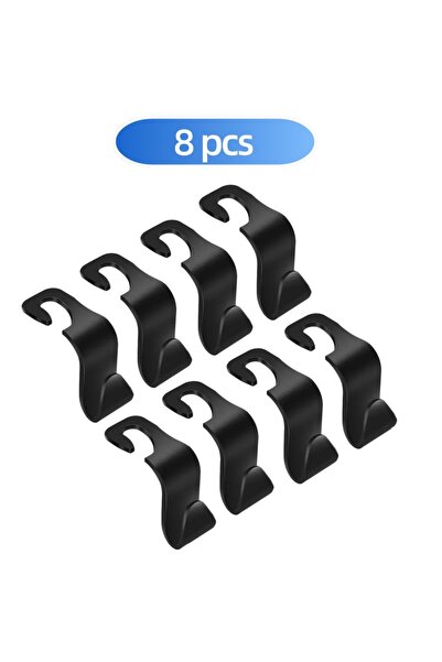 choice2 8pcs 2/4Pcs Car Headrest Hooks Hanger for Bags Seat Back Organizer Ho...