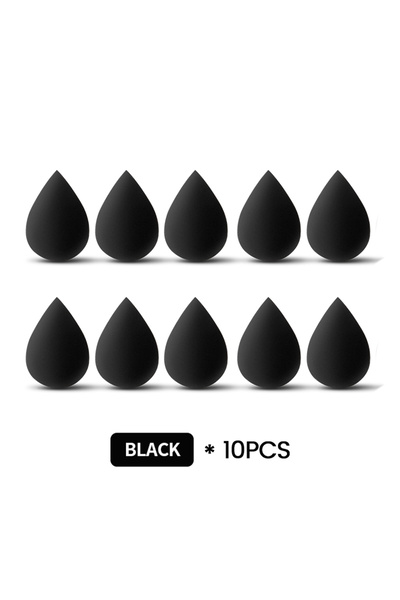 Choice5 puff-black 10pc IMAGIC 10Pcs/Kit Makeup Sponge Set Soft Colorful Cosm...