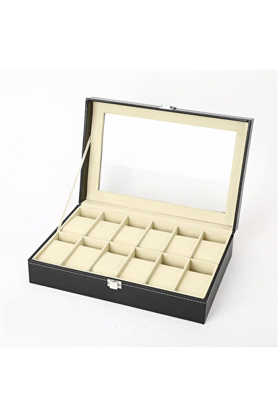 Choice 12 slot 1pc Elegant Watch Storage,3/12-Compartment Showcase with Glass...