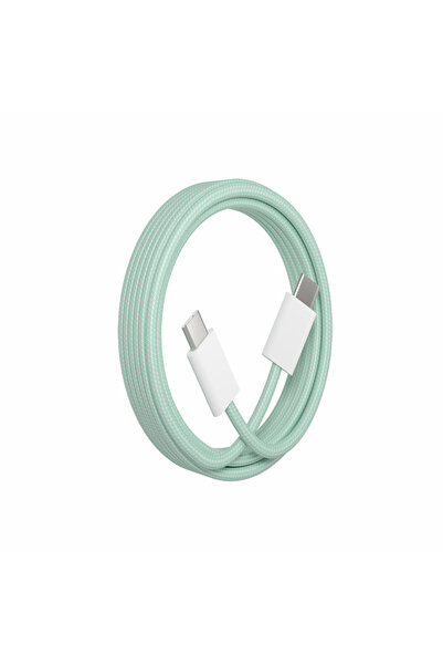 Choice3 1m Green PD 60W USB C to Type C Color Cable Fast Charging Data Cable ...
