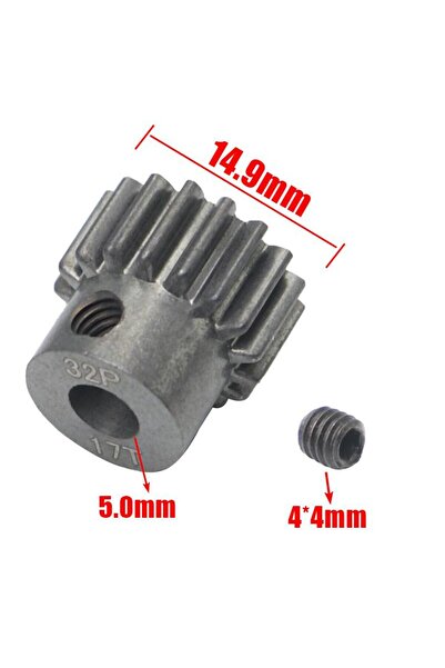 Choice3 32P 17T AJRC 32P M0.8 5mm 13T 14T 15T 16T 17T 18T 19T 20T 21T Black s...