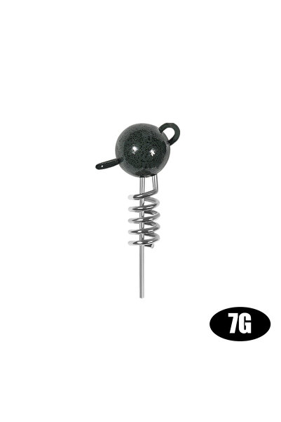 Choice 5pcs 7g Spinpoler Corkscrew Jig Head With Screw Spiral Fish Softbaits ...