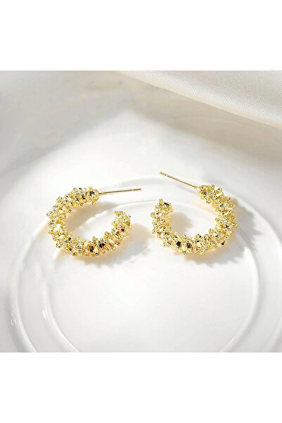 Choice1 E3868 Huitan Trendy Women Hoop Earrings Unique Deign 4 Metal Colors E...
