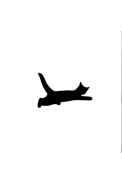 Choice1 black Cat bumper sticker - Concealed sticker - Cute elastic cat stick...