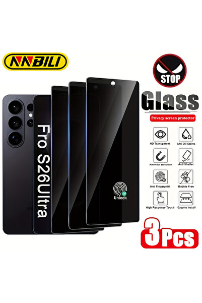 choice2 Galaxy S26 Anti Peeping 3 Pieces NNBILI 3Pcs Privacy Tempered Glass S...