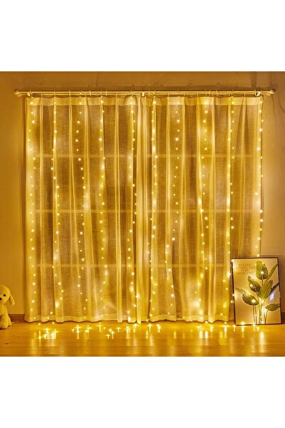 Choice 3X1 100LEDs Warm White 1pc USB 3x3/3*2/3*1 LED Curtain Bedroom Lights ...