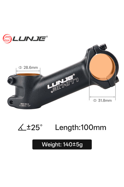 Choice 25Degree-100mm Ultralight Bike Power 60/70/80/90/100/110MM MTB Bike St...