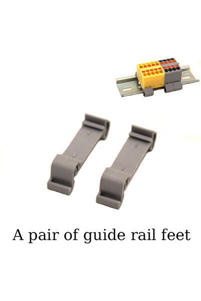 Choice17 Guide rail foot 1Pc Wire Electrical Cable Connectors Plug-in Termina...
