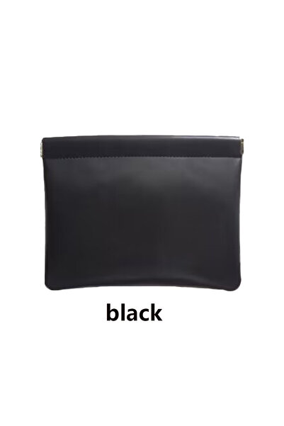 Choice 10cm*15cm Black G959B Fashion PU Leather Storage Bag Automatic Closure...