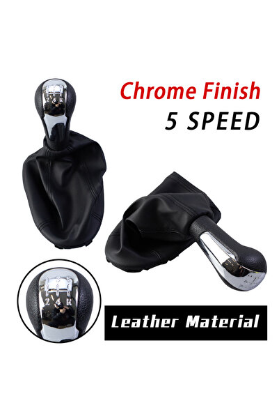 Choice1 Chrome Knob Suit High-Quality 5 Speed Manual Gear Shift Knob For Chev...