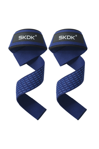 Choice JZST-Blue 2Pcs Weightlifting Wrist Straps Strength Training Adjustable...