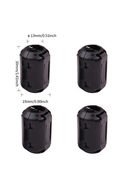 Choice5 1 Piece 13mm 4Pcs 1Pcs/4Pcs Ring Core Ferrite Bead Clamp Choke Coil E...
