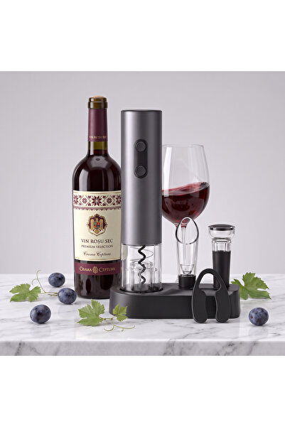 DIO SMART Tirbușon electric 5 în 1, DIO SMART, Baterii incluse, Autonomie pen...
