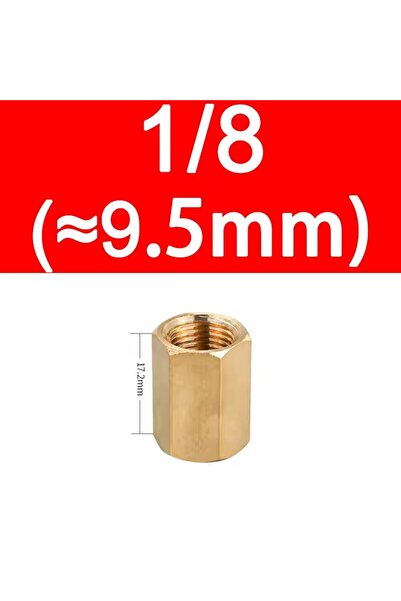Choice9 01 1PCS Brass Pipe Fitting Copper Hose Hex Coupling Coupler Fast Conn...