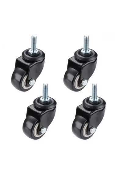Choice3 1.5 Inch 4pcs no brake 4Pcs Furniture Caster Heavy Duty 120kg 1.5/2 i...