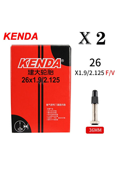 Kenda 26x1.90-2.125 FV 2Pcs Bicycle Inner Tube 20/26/27.5/29/700c Schrader Pr...