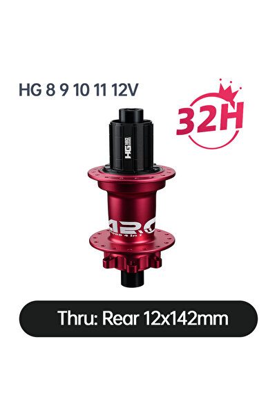 Choice R RED HG TA ARC MT088 MTB Hub 6 Pawls 180 Clicks Sealed Bearing Hub Fr...