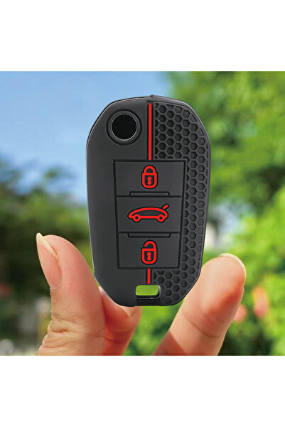 Choice3 Red Silicone Car Key Case Cover For Citroen C5 C3 C4 C8 Berlingo For ...