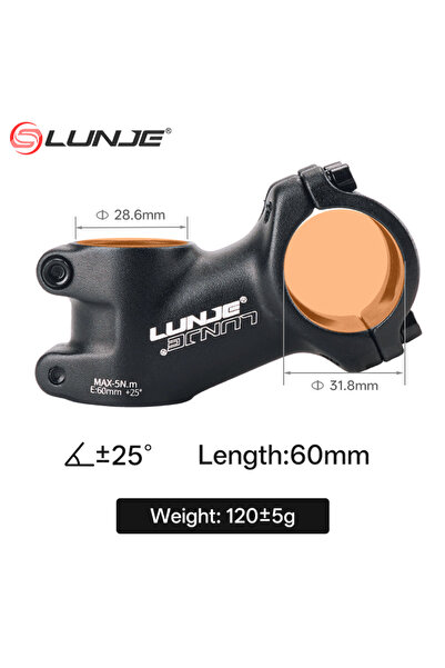 Choice 25Degree-60mm Ultralight Bike Power 60/70/80/90/100/110MM MTB Bike Ste...