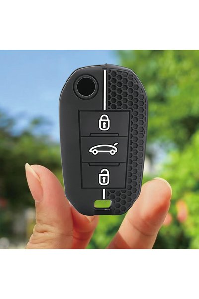 Choice4 WHITE Silicone Car Key Case Cover For Citroen C5 C3 C4 C8 Berlingo Fo...