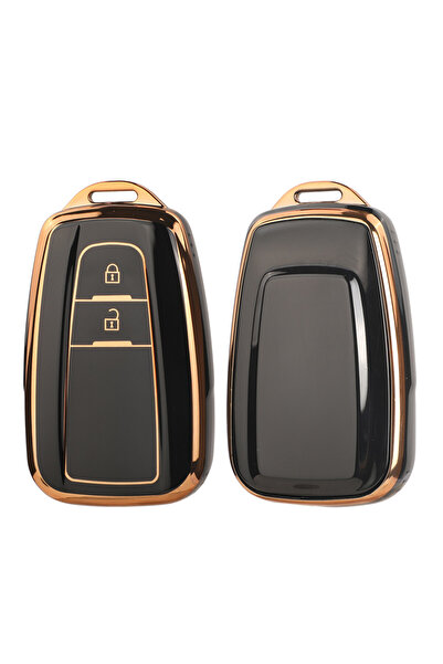 Choice black jingyuqin 2 Button TPU Car Key Case Full Cover Shell For Toyota ...