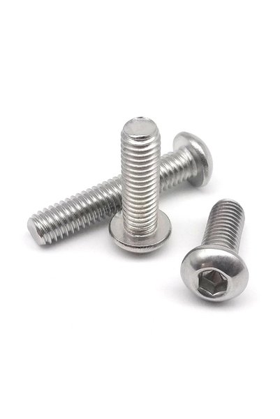 Choice66 مسامير برأس سداسي M6x12mm من الفولاذ المقاوم للصدأ 304، 10 قطع، متوف...