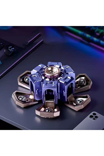 Choice BLUE Creative Transformable Finger Mecha Fidget Spinner Tech Aesthetic...