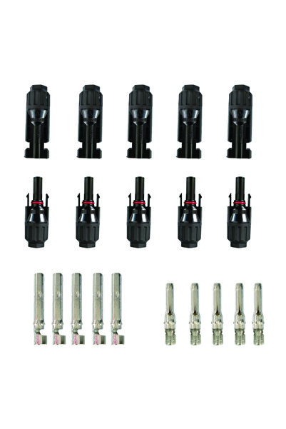 Choice6 5 pairs 5/10/50/100 Pairs Solar Connectors PV Plugs 1000V 30A Solar P...