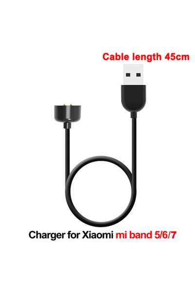 Choice5 سلك شحن Mi Band 5 و6 بطول 7-45 سم، متوافق مع Mi Band 7 Pro و6 و5، وكا...