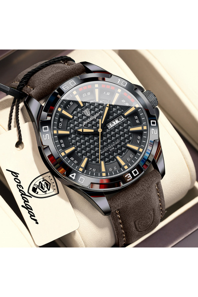Choice 895 Black Gold Top Casual Sports Men Watch Waterproof Luminous Date We...