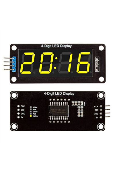 choice2 Yellow TM1637 LED Display Module for Arduino 4 Digit 7 Segment 0.56 i...
