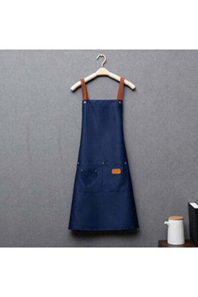 Choice5 OneSize Blue Kitchen Apron Waterproof Cross Adjustable Webbing Restau...