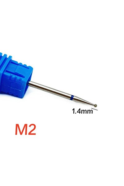 Choice9 M2 1.4mm 1Pcs Small Ball Cuticle Clean Diamond Nail Drill Bit Profess...