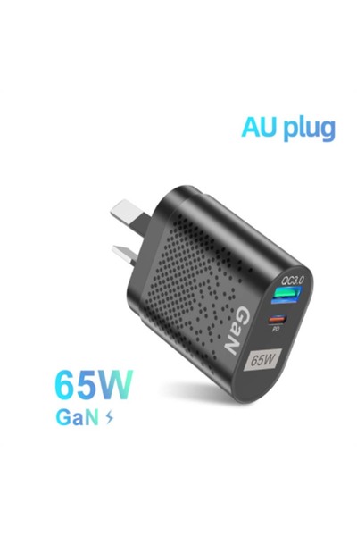 Choice4 BK375-GAN AU Black PD QC3.0 AU Plug USB Charger for Australia Mobile ...