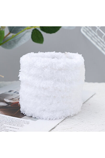 Choice4 Pure white-5pcs 5 Pieces Each One Meter Long Jumbo Coral Fleece Mater...
