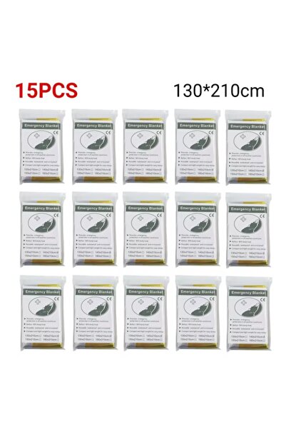 Choice3 15PCS-Gold-Silver 5-30Pc Outdoor Emergency Gold-Sliver Survival Blank...