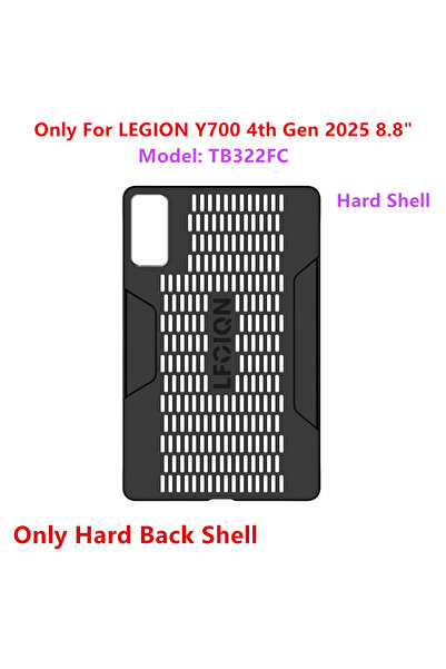 Choice LEGION Y700 2025 4th Only Hard ShellBlack AJIUYU Case For LEGION Y700 ...