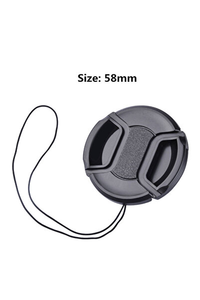 Choice 58mm Camera Lens Cap High-quality 40.5mm 49mm 52mm 55mm 58mm 62mm 67mm...