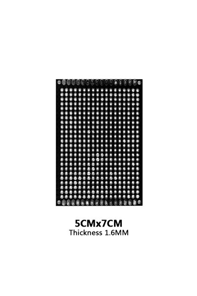 Choice8 5x7CM 5PCS 5/10PCS PCB Board Prototype Board Black Double Side Circui...