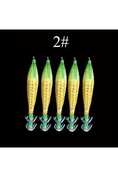 Choice Size 2 Ackibbik 5pcs 10cm/ 6g Squid Jig Hook Luminous Squid Lure Saltw...