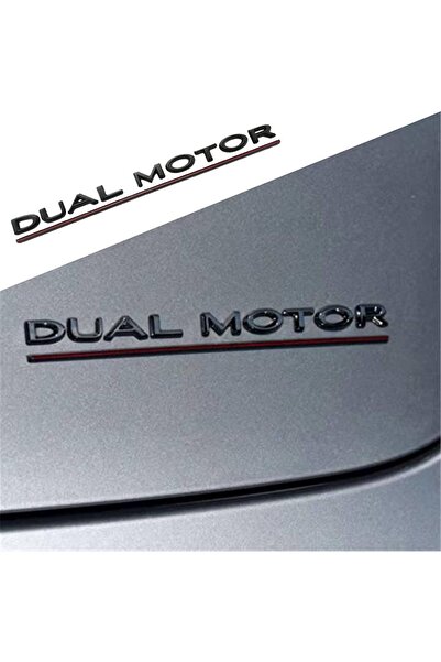 Choice1 Black Black Line Dual Motor Emblem Sticker for Tesla Model 3/Y/S/X, A...