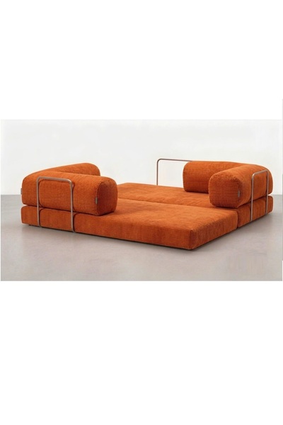 HEREV COMFORT 200X100 ORJİNAL SÜNGER KANEPE YIKANABİLİR KADİFE KUMAŞLI