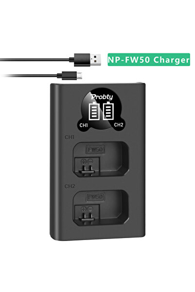 Choice probty NP-FW50 Charger LP-E6 LP-E8 LP-E12 LPE6 NP-FW50 NP-F550 NP-W235...