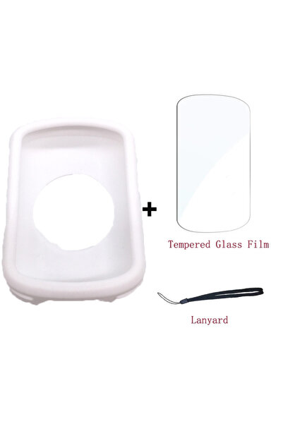 Choice White Edge 540 840 Case with Tempered Glass Film New Silicone Case & S...