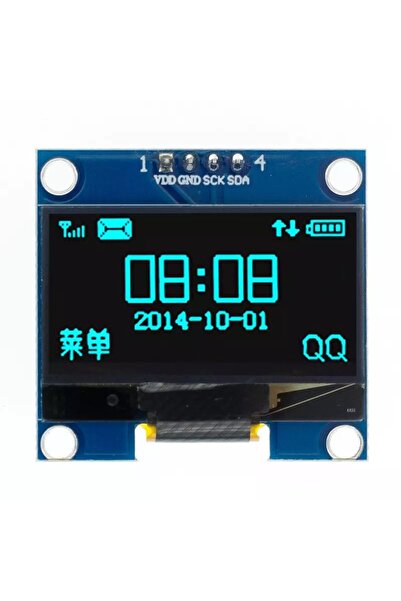 Choice 4pinIIC-Blue 1.3 inch OLED module SPI/IIC I2C Communicate white/blue c...