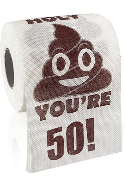 Choice6 50 Happy Birthday Gifts, 3-Ply Funny Toilet Paper Roll,Pranks & Surpr...