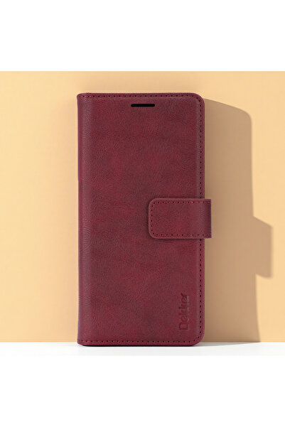 Choice5 Galaxy S25 Dark Red 2 in 1 Leather Wallet Case For S26 S25 Ultra S24 ...