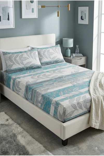 BC-CARWENTEX Ranforce Cotton Fitted Sheet Set Single/Dual/Battal Size